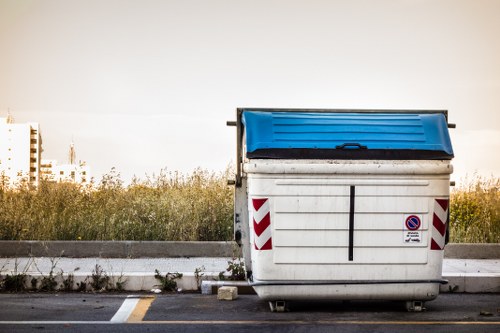 Recycling materials being sorted for eco-friendly disposal